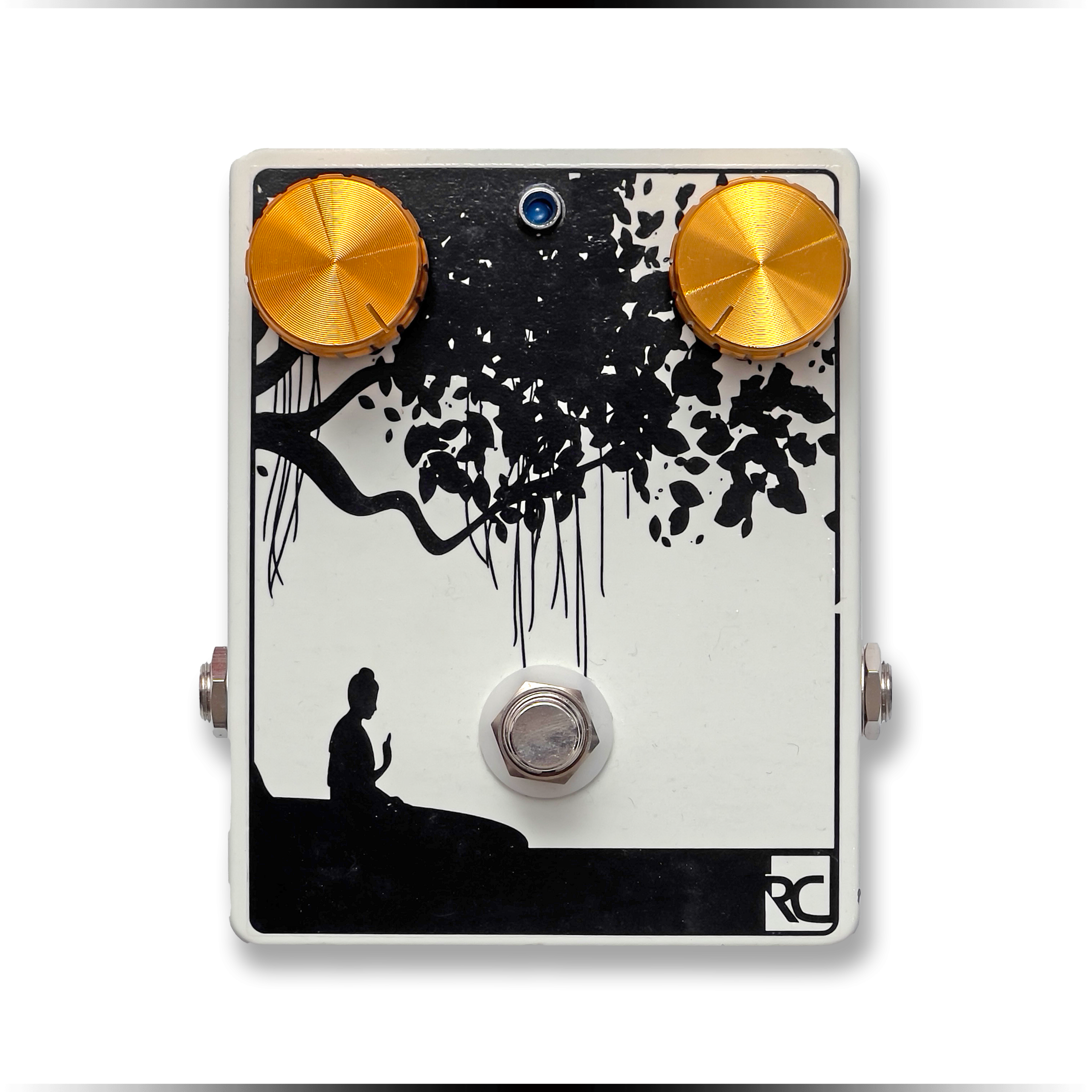 RC Fuzz Germanium com conector de fiação manual, placa vintage de torre